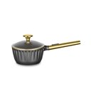 Ver imagem 3 de Conjunto 4 Peças de Aluminio Injetado com Ceramico Gold Preto/dourado Mta