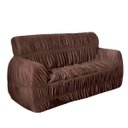 Ver imagem 1 de Capa para Sofá Avulsa 3 Lugares 21 Elásticos Luxo Marrom
