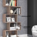 Ver imagem 2 de Estante Regular 5 Nichos - Rústico