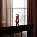 Ver imagem 2 de Escultura Moderna Infinito 1 Decoração em Cerâmica Café