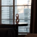 Ver imagem 4 de Escultura Moderna Infinito 1 Decoração em Cerâmica Café