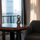 Ver imagem 5 de Escultura Moderna Infinito 1 Decoração em Cerâmica Café
