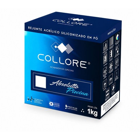 Rejunte para Piscina  Pratiko Absoluto Siliconizado  Verde Esmeralda - 1kg