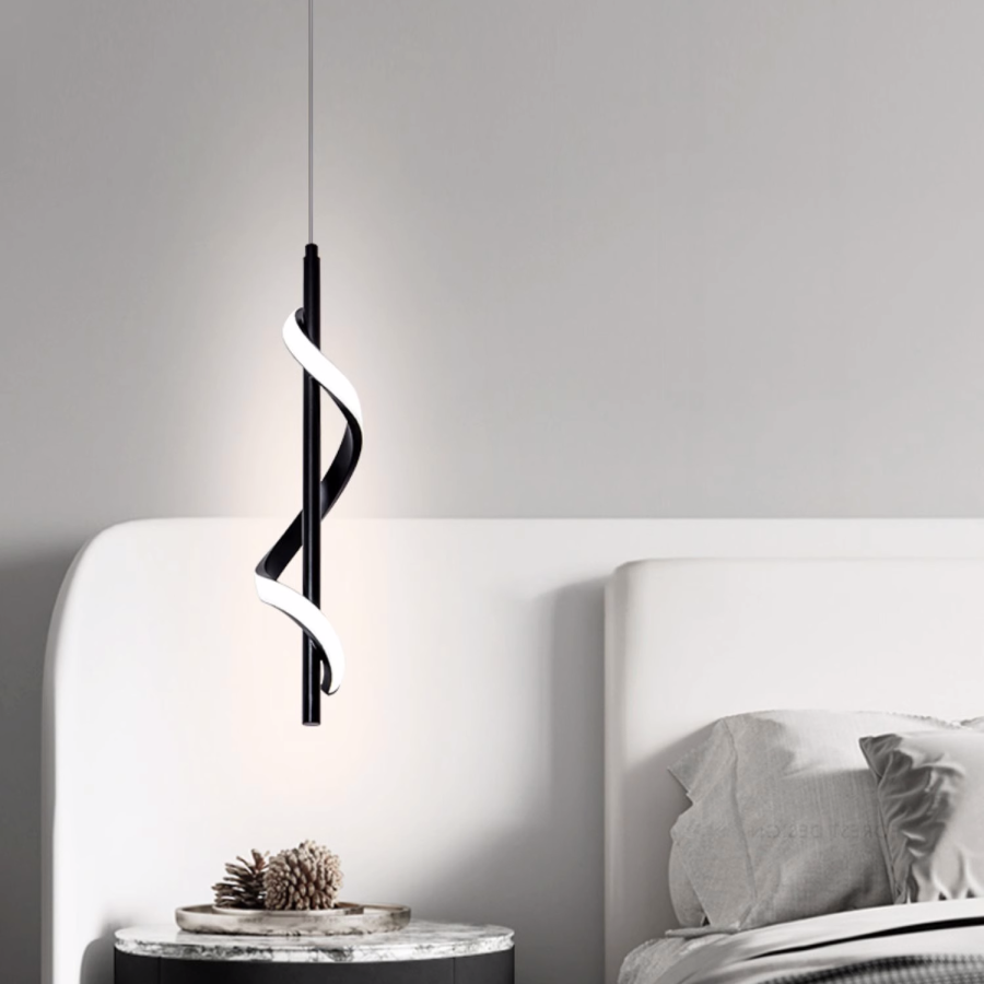 Luminária de Teto para Quarto Pendente Led Moderna Lustre para Cabeceira, Corredor - 1