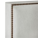 Ver mais imagens de Cabeceira Box Casal King Com Tachas 195 cm Vicenza L02 Linho Cinza - Lyam Decor