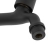 Torneira Tanque/jardim Preto/black Fosco Robusta Metal Luxo - 4