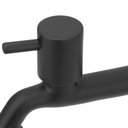 Ver imagem 3 de Torneira Tanque/jardim Preto/black Fosco Robusta Metal Luxo