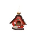 Ver imagem 7 de Kit Casinha e Suporte de Passarinho com Comedouro Feitos de Madeira - Decoração - Casa - Jardim