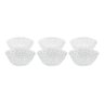 Jogo De Sobremesa Bowl Tigela Petisco 6 Peças Em Vidro 250ml - 3
