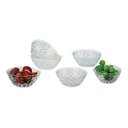 Ver imagem 2 de Jogo De Sobremesa Bowl Tigela Petisco 6 Peças Em Vidro 250ml