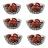 Jogo De Sobremesa Bowl Tigela Petisco 6 Peças Em Vidro 250ml - 1