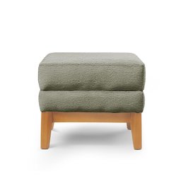 Puff Retangular para Sala Áquila Bouclé Verde 403 - 1