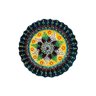 Prato Turco Decorativo Feito a Mao 25cm Relevo Mod.5 - 1