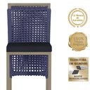 Ver imagem 3 de Mesa Bistro e 4 Banquetas Roma Fendi Corda Náutica 12 Trama Original