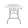 Mesa Dobrável Tipo Maleta 244cm Branco - 3