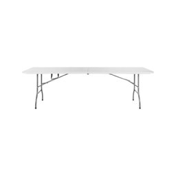 Mesa Dobrável Tipo Maleta 244cm Branco - 2