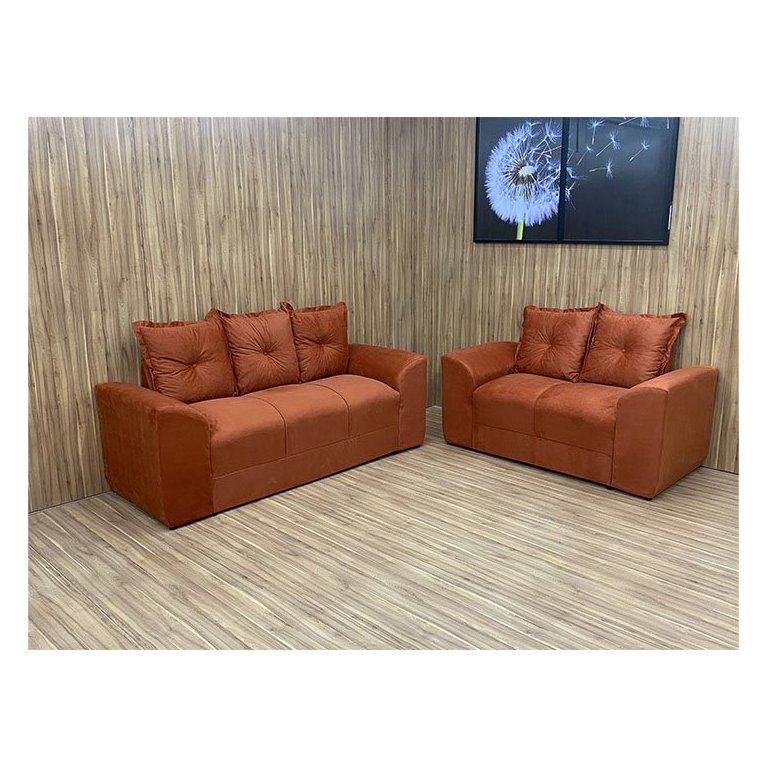Sofá 2 e 3 Lugares Terracota 604 Porto