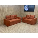 Ver imagem 1 de Sofá 2 e 3 Lugares Terracota 604 Porto