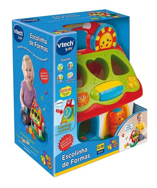 Brinquedo Infantil Escolinha De Formas VTech 80129 - 1