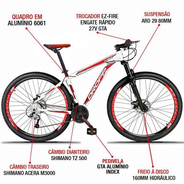 Bicicleta gios freio hidraulico sem marcha