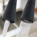 Ver imagem 4 de Torneira Cozinha Mesa Tubo Gourmet Duplo Jato Colorido 1/4v.: Preto