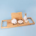 Ver imagem 2 de Bandeja de Banheira em Bambu Extensível - Oikos