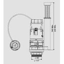 Ver imagem 6 de Mecanismo Completo Entrada Pop Flux/Saida Dual Flush Universal Censi - 9507 | 9507 - Dual Flush