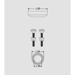 Mecanismo Completo Entrada Pop Flux/Saida Dual Flush Universal Censi - 9507 | 9507 - Dual Flush - 7 Mecanismo Completo Entrada Pop Flux/Saida Dual Flush Universal Censi - 9507 | 9507 - Dual Flush - 7