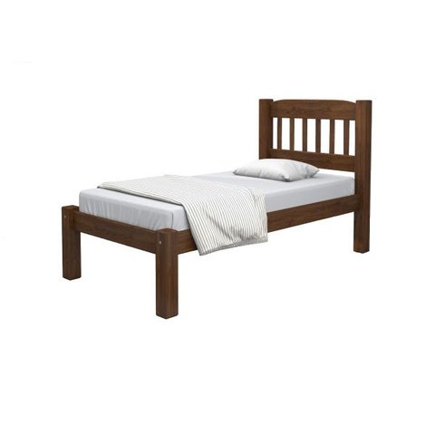 CAMA SOLTEIRO ITALIA CASTANHO