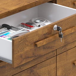 Cômoda Monza 8 Gavetas 2 com Chave - 4