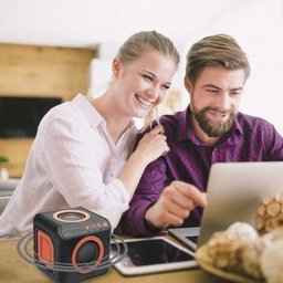 Caixa de Som Bluetooth Punch 15W Audiocube Pwc-Audwdood Elg - 3