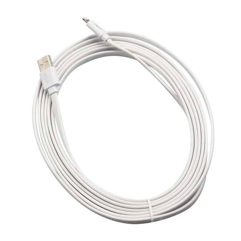 Cabo Lightning Flat Não Enrosca 3 Metros Branco C830 Elg