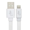Ver imagem 3 de Cabo Lightning Flat Não Enrosca 3 Metros Branco C830 Elg
