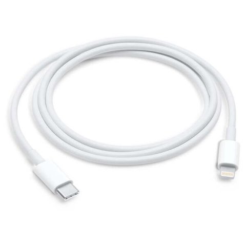 Cabo usb tipo-c para lightning 8 pinos 1 metro branco tcl10 - elg
