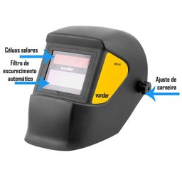 Máquina Solda Inversora Riv156 Bivolt + Máscara Automático - 3