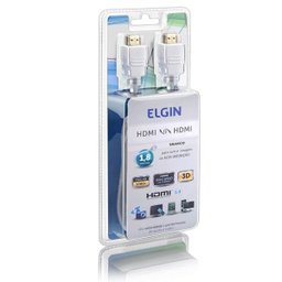 Cabo HDMI Branco 1,8 Metros Elgin - 2