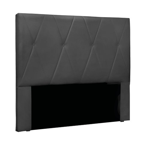 Cabeceira Cama Box Casal 140 Cm Aquilla Veludo Preto S04 - D'Rossi
