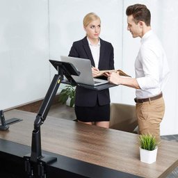 Suporte Notebook Em Pé 11 A 17 com Ajuste Pistão A Gás Fb17 Elg - 5