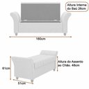 Ver imagem 4 de Puff Baú Charles Factor Assento D-20 Revestimento Factor Off White Sallar Home