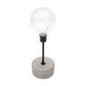 Luminária de Mesa Decorativa Led Concreto Base Redonda - 1
