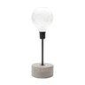 Luminária de Mesa Decorativa Led Concreto Base Redonda - 2