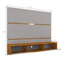 Ver imagem 4 de Painel para TV Vera 65 Polegadas MDF Ripado Off White Nature Bechara Móveis