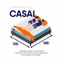Ver mais imagens de Conjunto Box Baú Cinza Lagos Verde Molas Ensacadas Casal 138x188x73 - King House