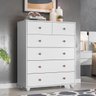 Cômoda Casal Vittória com 6 Gavetas - Branco - 1
