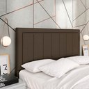 Ver imagem 1 de Cabeceira Estofada para Cama Queen Sevilla Marrom - M. Arapongas 04