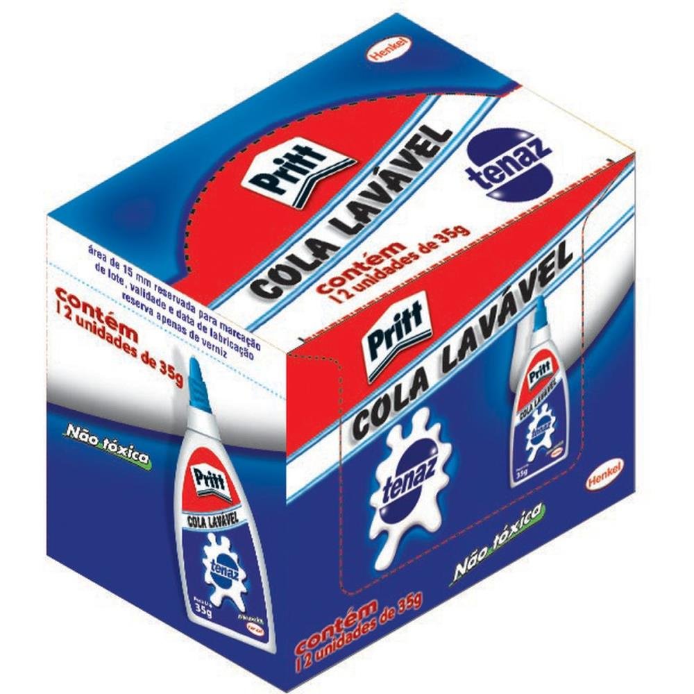 Cola Escolar Tenaz 35g | MadeiraMadeira