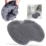Tapete Limpeza Esfoliante Massageador Pes Costas Ventosa Antiderrapante Banheiro Banho Chuveiro Rela - 1