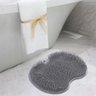 Tapete Limpeza Esfoliante Massageador Pes Costas Ventosa Antiderrapante Banheiro Banho Chuveiro Rela - 6
