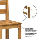 Ver imagem 6 de Kit 2 Banquetas Altas 100% Madeira Maciça Martin Espresso Móveis