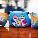 Ver imagem 2 de Colete Boia Infantil Baby Shark Azul ? Auxiliar Flutuação Seguro até 25kg